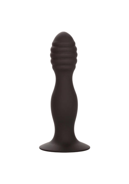 1-Korek analny plug żebrowany z przyssawką sex anal-1