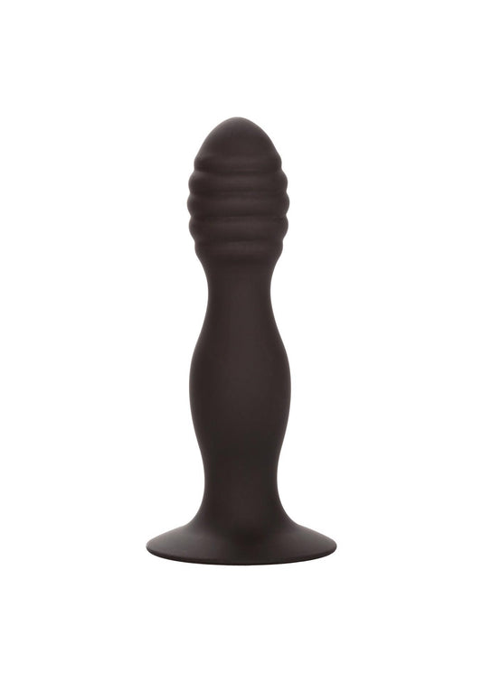 1-Korek analny plug żebrowany z przyssawką sex anal-1