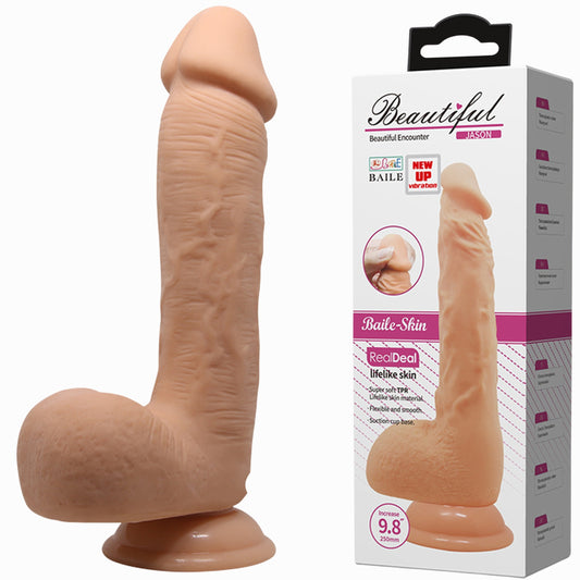 2-Sztuczny penis wibrujące dildo na pilota 23 cm-2