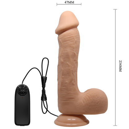 4-Sztuczny penis wibrujące dildo na pilota 23 cm-4