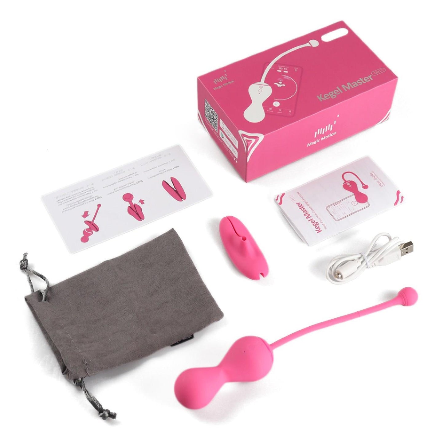 6-Kulki Kegla - Smart Kegel Master Balls Pink-6