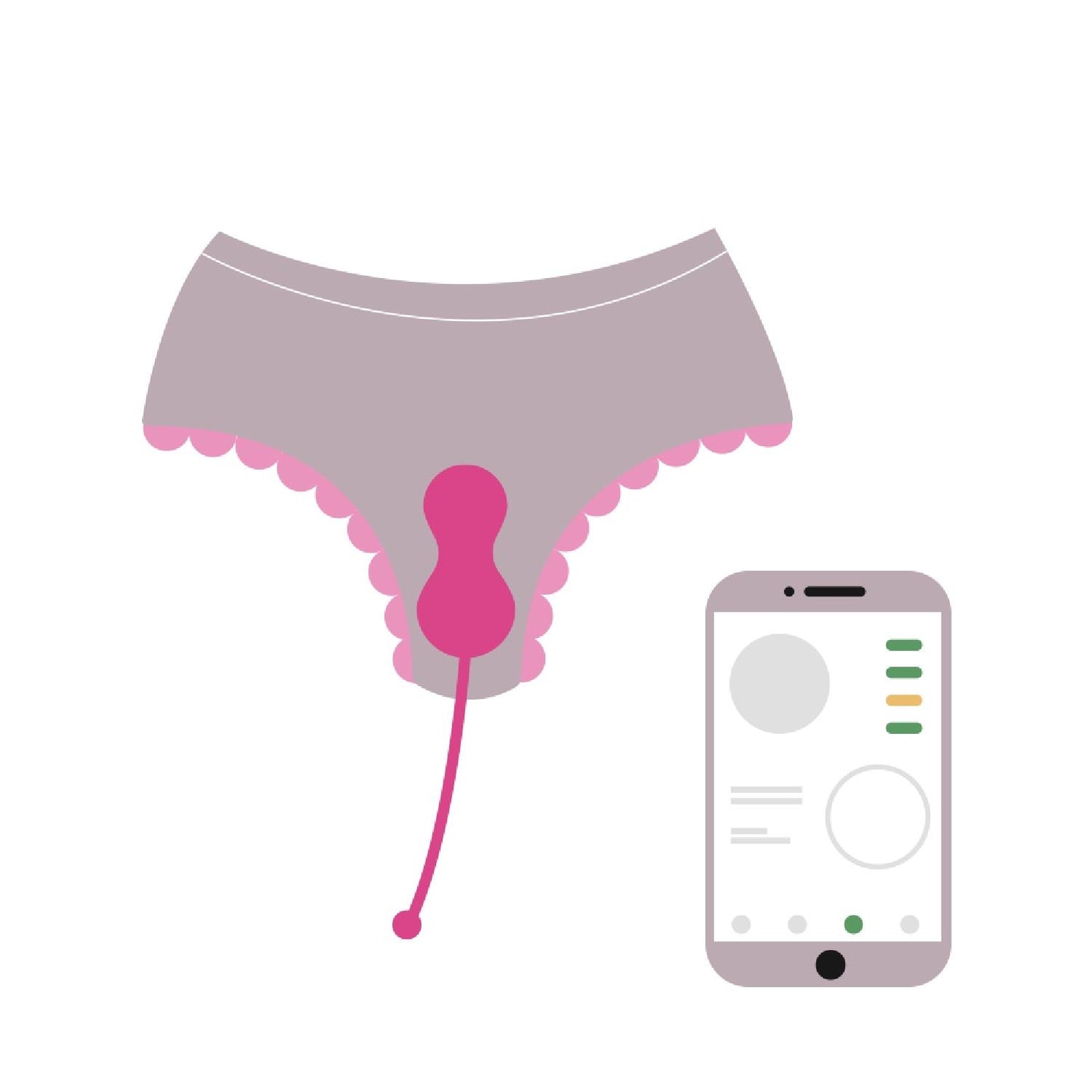 10-Kulki Kegla - Smart Kegel Master Balls Pink-10