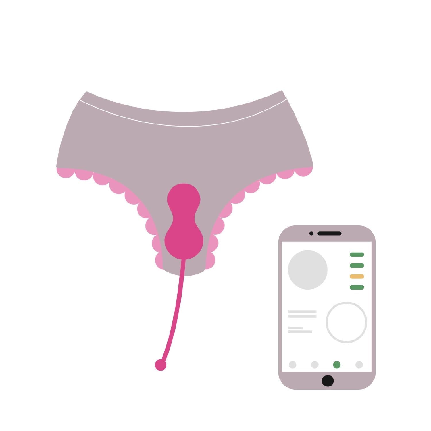 10-Kulki Kegla - Smart Kegel Master Balls Pink-10