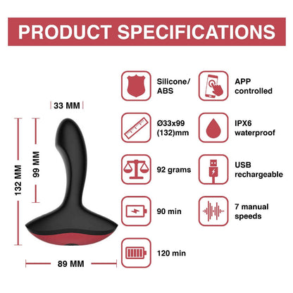 6-Masażer prostaty Solstice App Prostate Vibrator-6