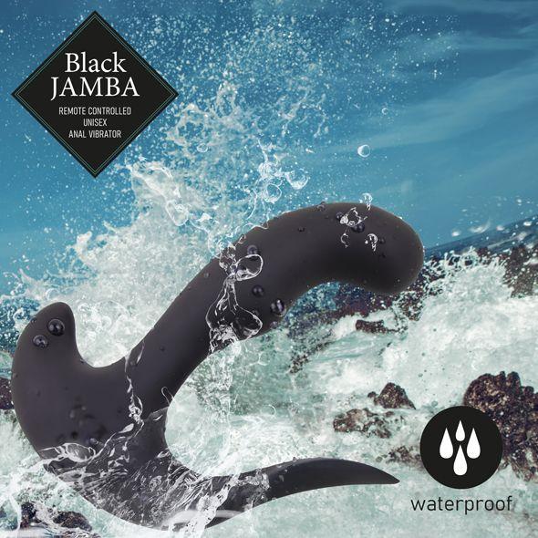 5-FeelzToys - Black Jamba Anal Vibrator-5