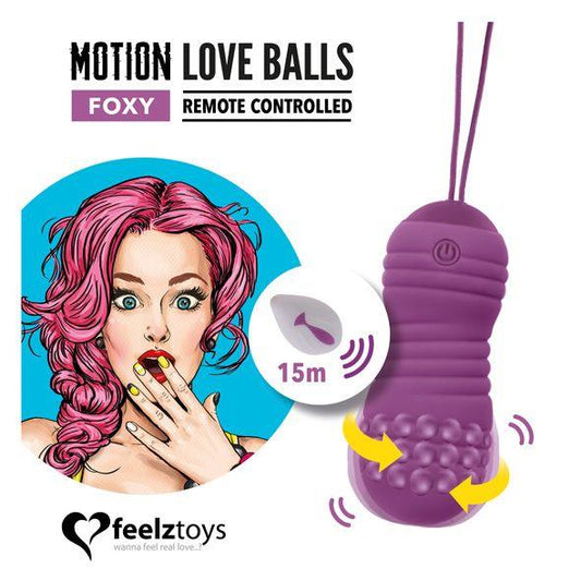 2-FeelzToys - Op afstand bestuurbare liefdesballen Foxy-2
