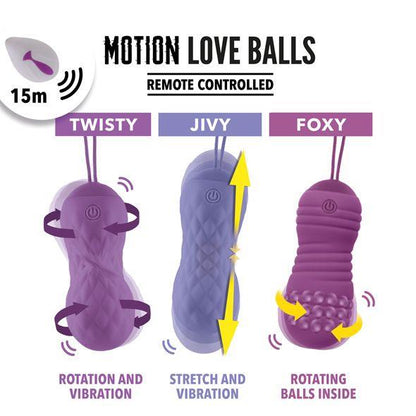 3-FeelzToys - Op afstand bestuurbare liefdesballen Foxy-3