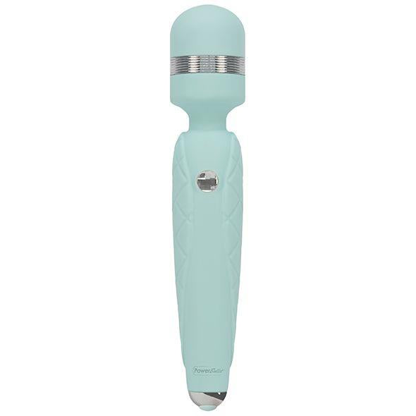 1-Pillow Talk - Cheeky Wand Massager Teal-1