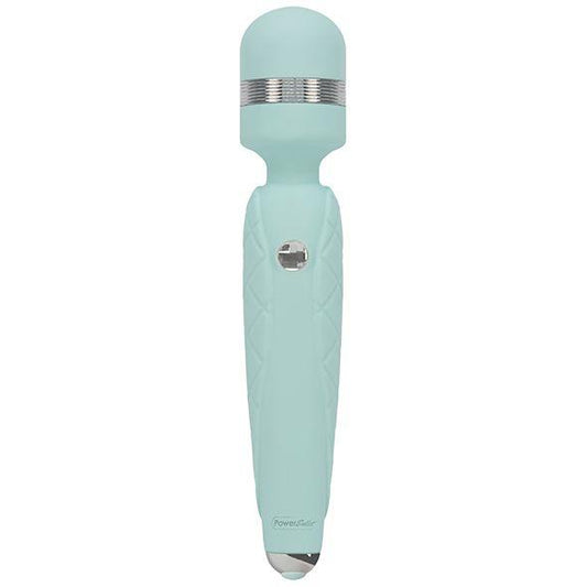 1-Pillow Talk - Cheeky Wand Massager Teal-1