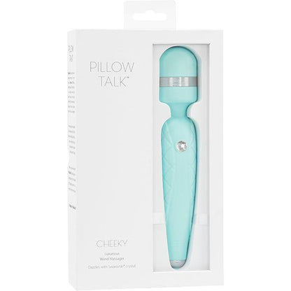 6-Pillow Talk - Cheeky Wand Massager Teal-6