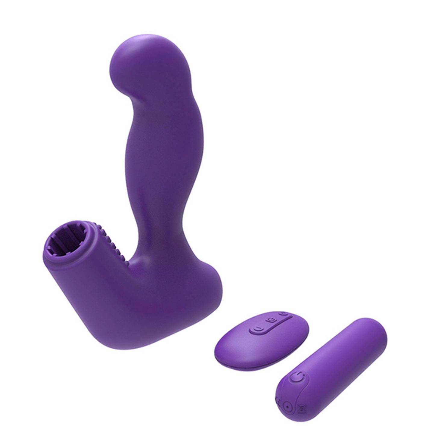 2-Nexus - Max 20 Remote Control Unisex Massager Purple-2