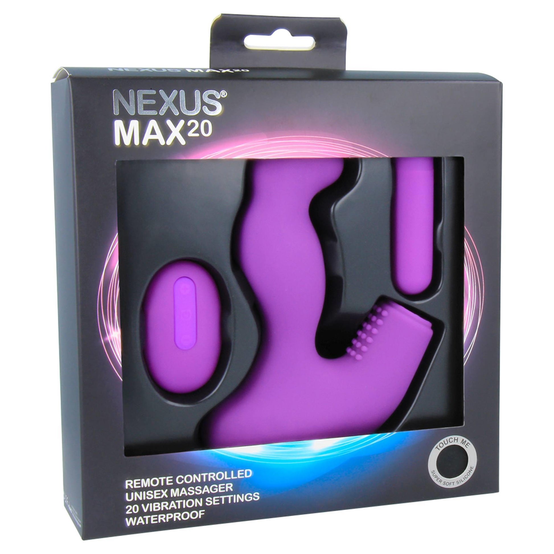 4-Nexus - Max 20 Remote Control Unisex Massager Purple-4