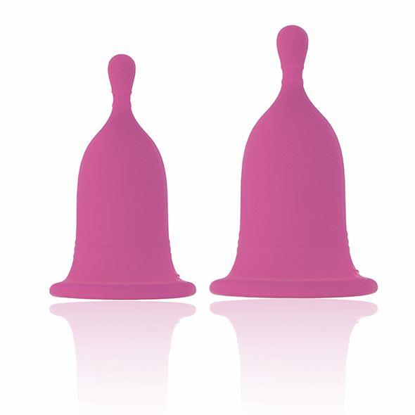 2-Zestaw 2 kubki kubeczki menstruacyjne silikon s m-2