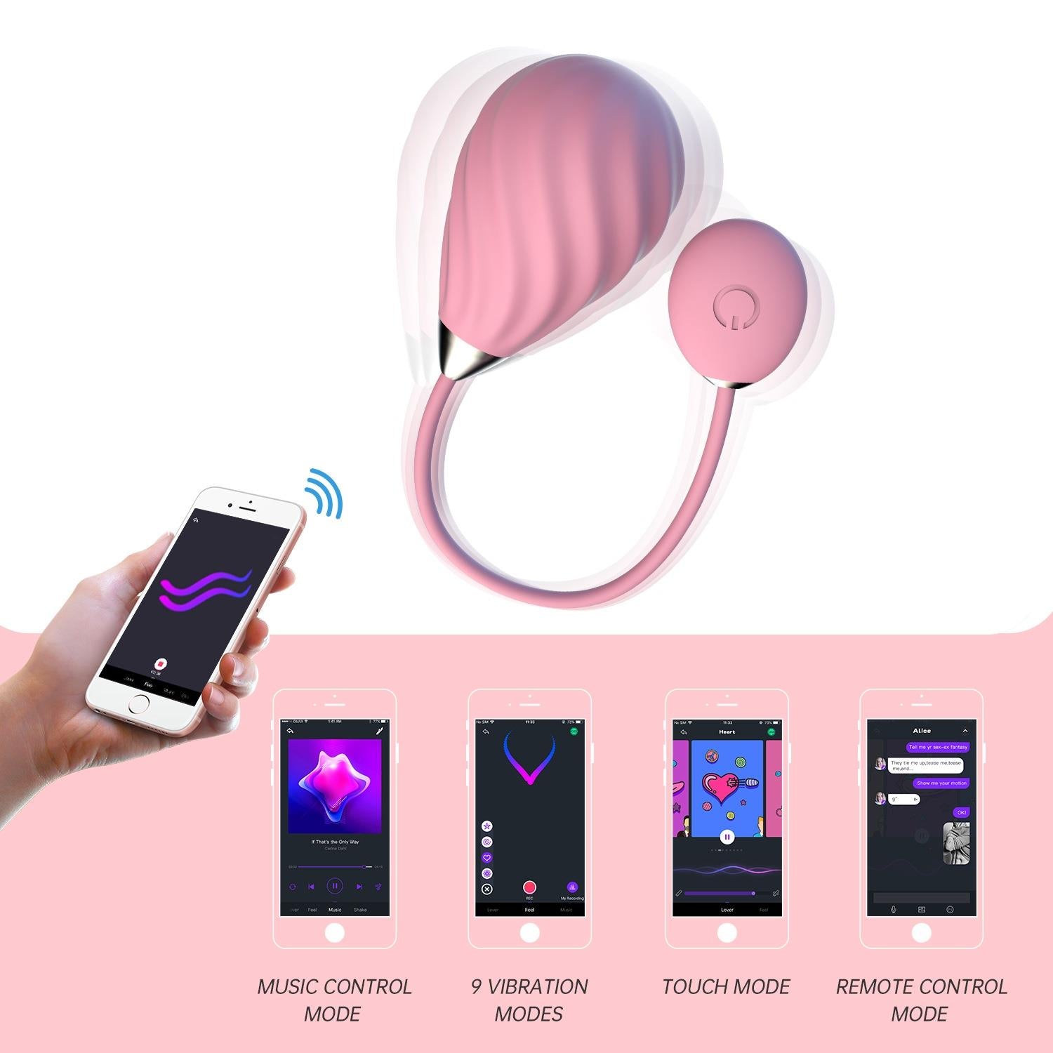 4-Jajeczko wibrujące z aplikacją Magic Motion Pink-4