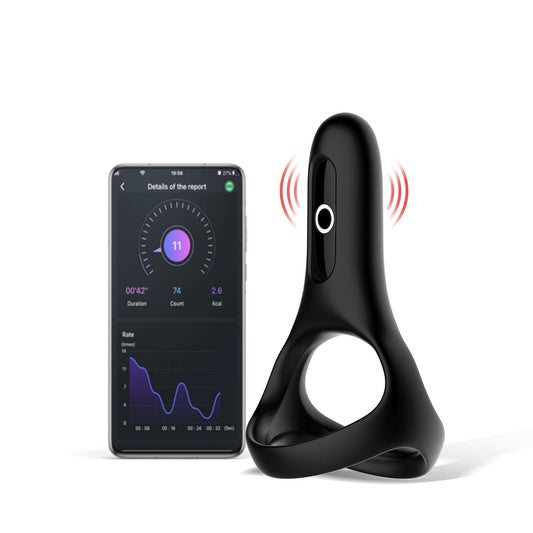 2-Podwójny pierścień na penisa Magic Motion Rise BL-2