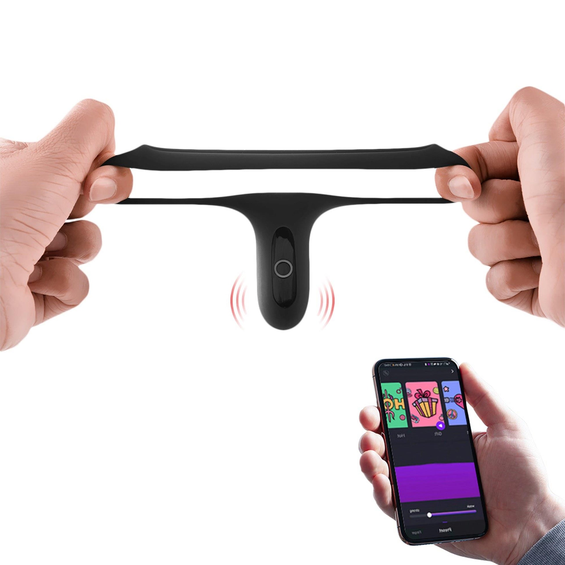 1-Podwójny pierścień na penisa Magic Motion Rise BL-1