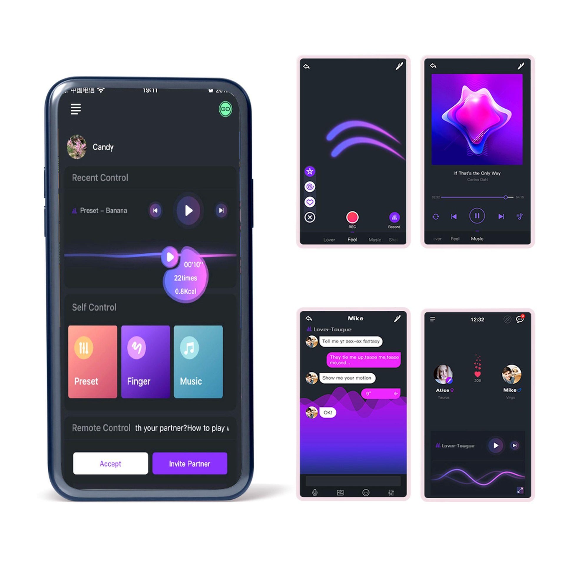 9-Podwójny pierścień na penisa Magic Motion Rise BL-9