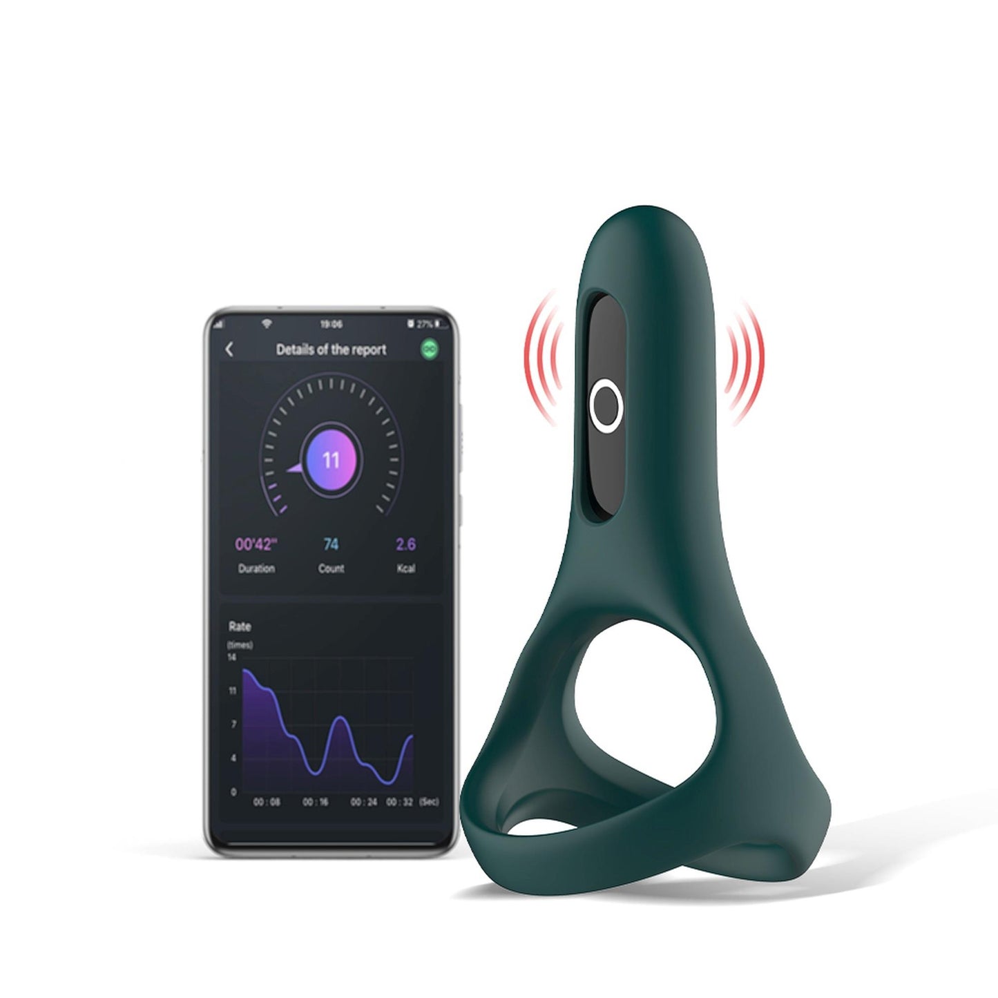 1-Pierścień na penisa Magic Motion Rise Smart-1