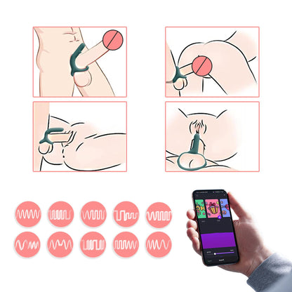 5-Pierścień na penisa Magic Motion Rise Smart-5