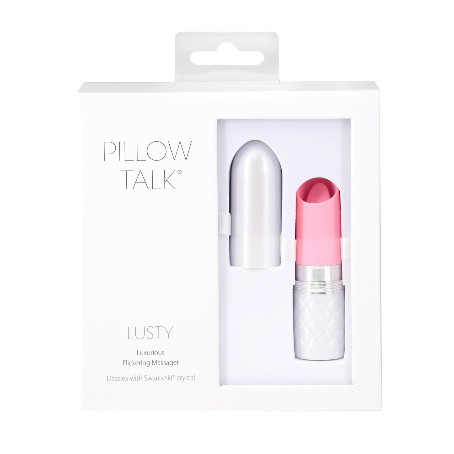 1-Pillow Talk - Lusty Luxurious Flickering Massager Pink-1