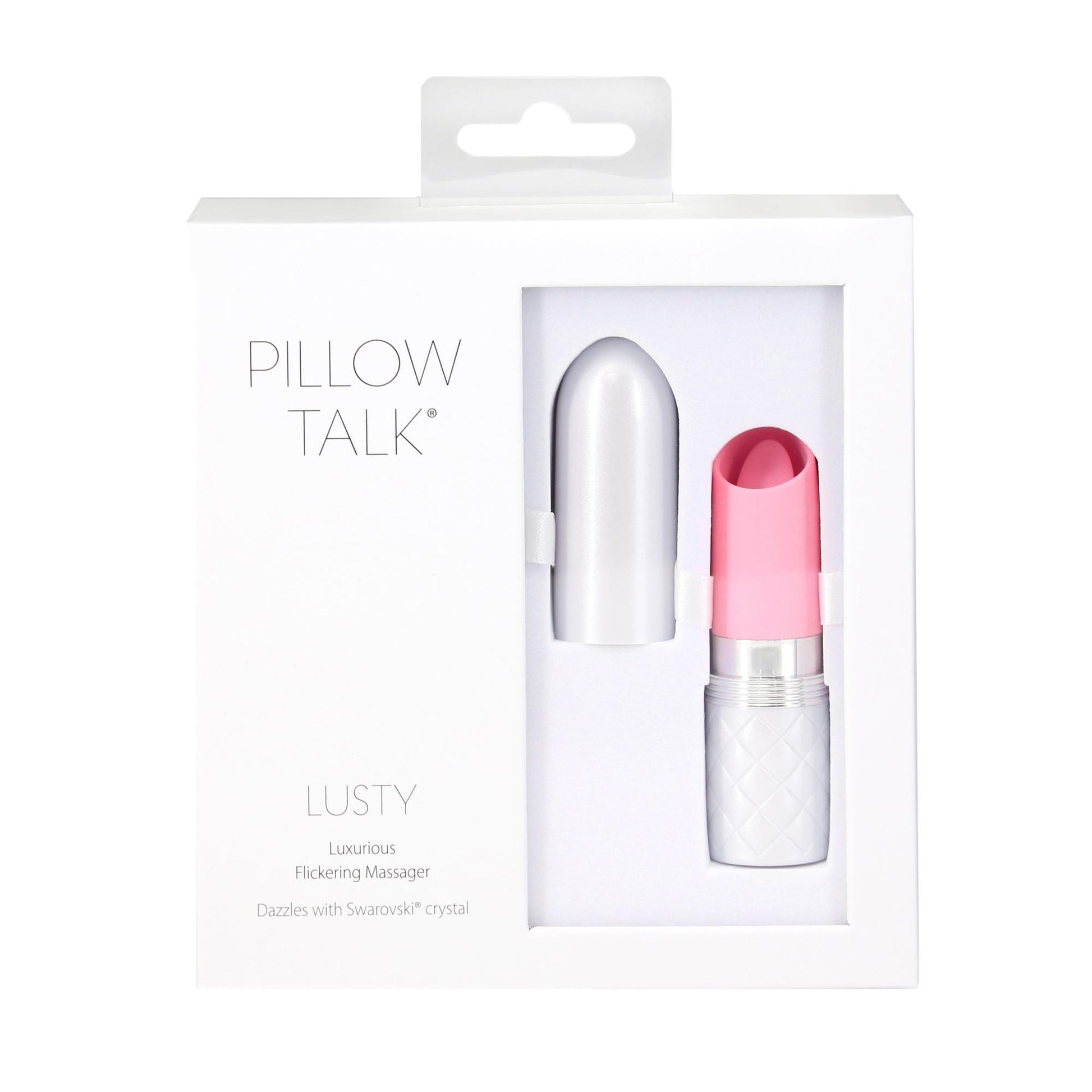 1-Pillow Talk - Lusty Luxurious Flickering Massager Pink-1
