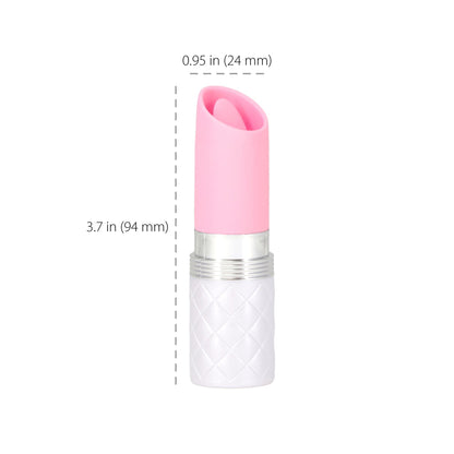 5-Pillow Talk - Lusty Luxurious Flickering Massager Pink-5
