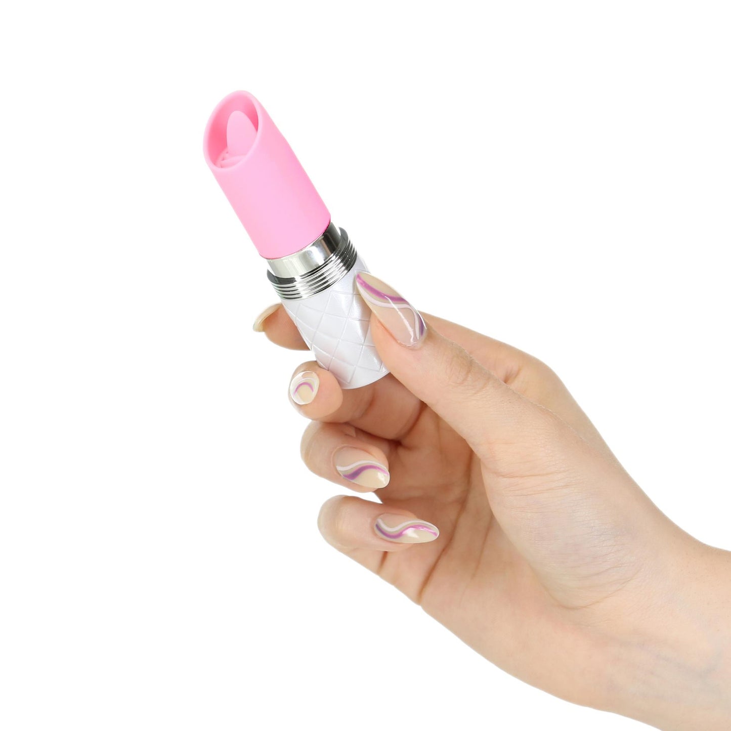 8-Pillow Talk - Lusty Luxurious Flickering Massager Pink-8