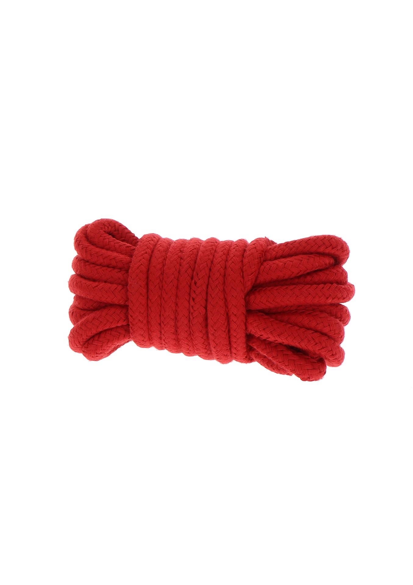 5-Wiązania-BONDAGE ROPE 5 METER RED-5