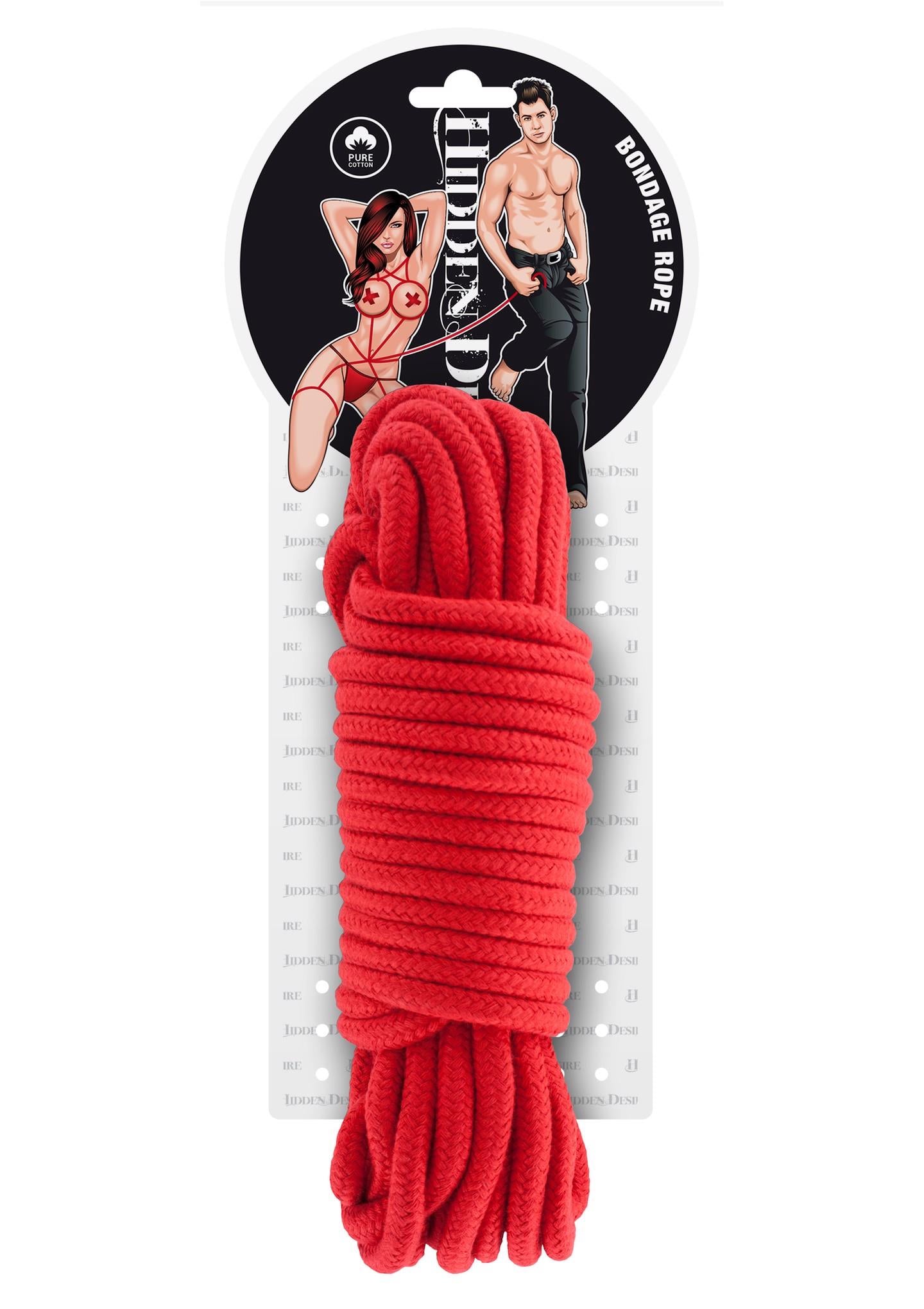 2-Wiązania-BONDAGE ROPE 10 METER RED-2