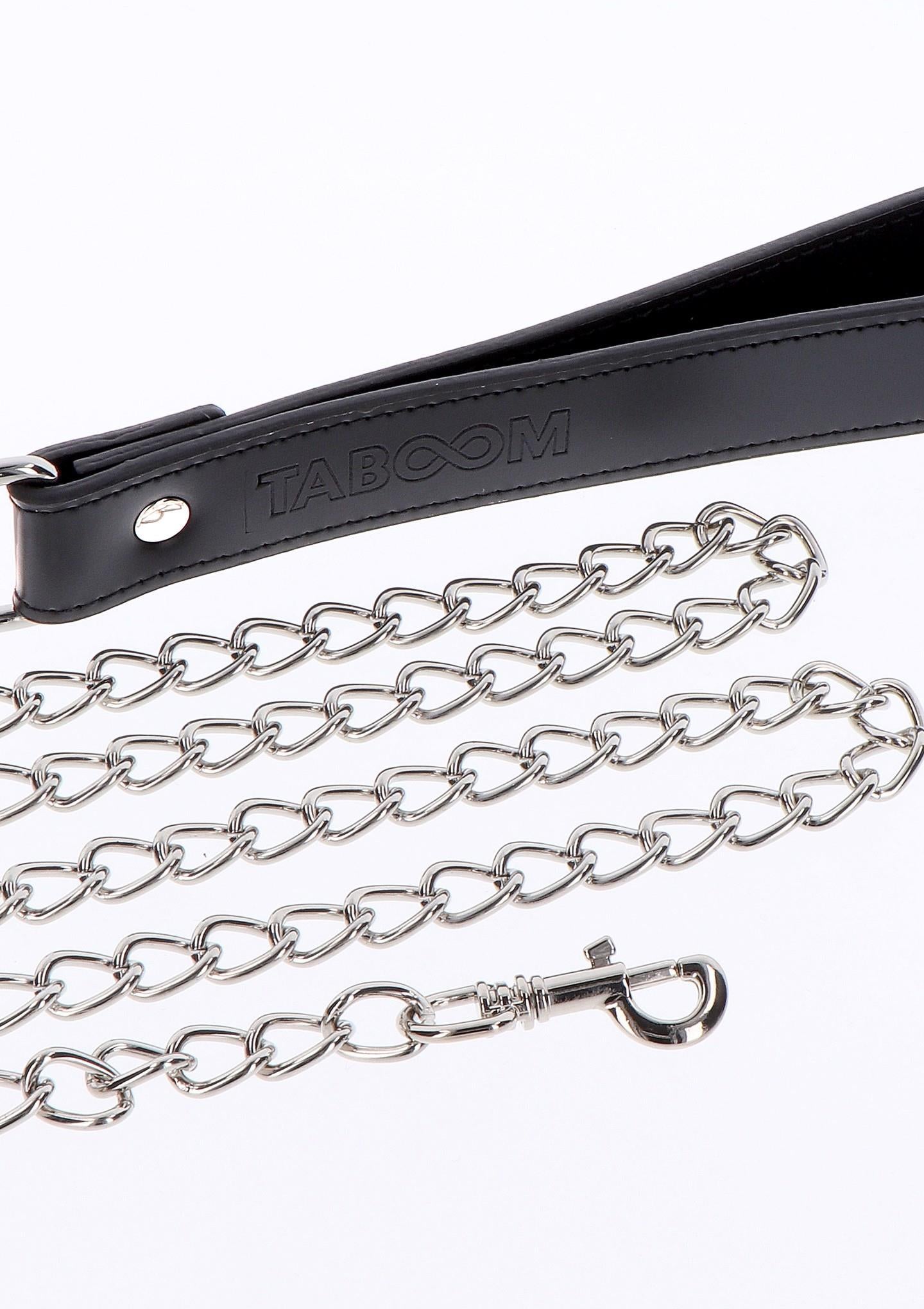 3-Chain Leash Black-3