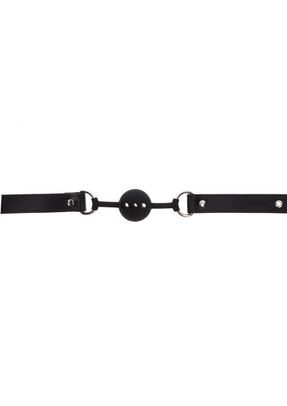 3-Silicone Ball Gag Black-3