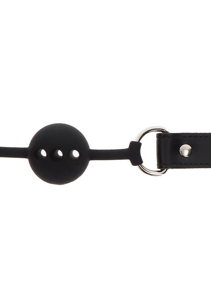4-Silicone Ball Gag Black-4