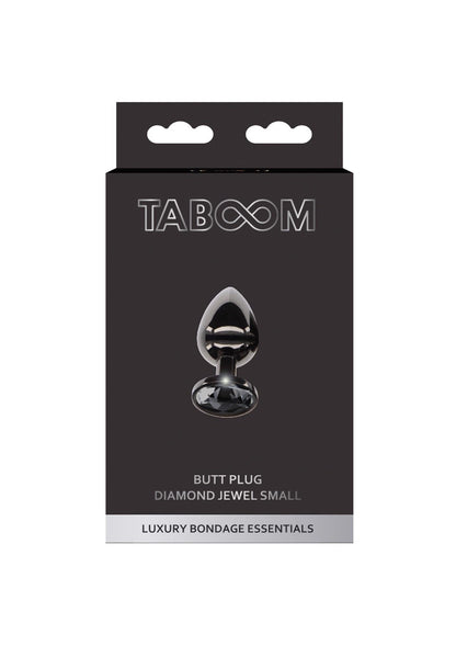 2-Butt Plug With Diamond Jewel S Black-2