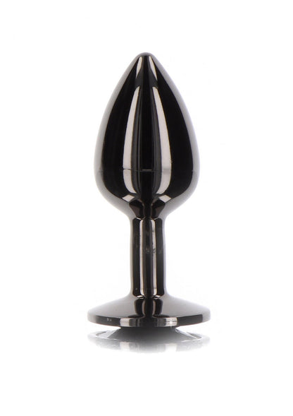 3-Butt Plug With Diamond Jewel M Black-3