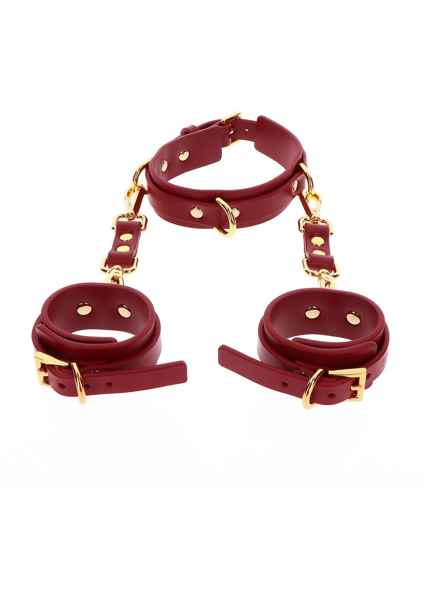 5-D-Ring Collar and Wrist Cuffs-5