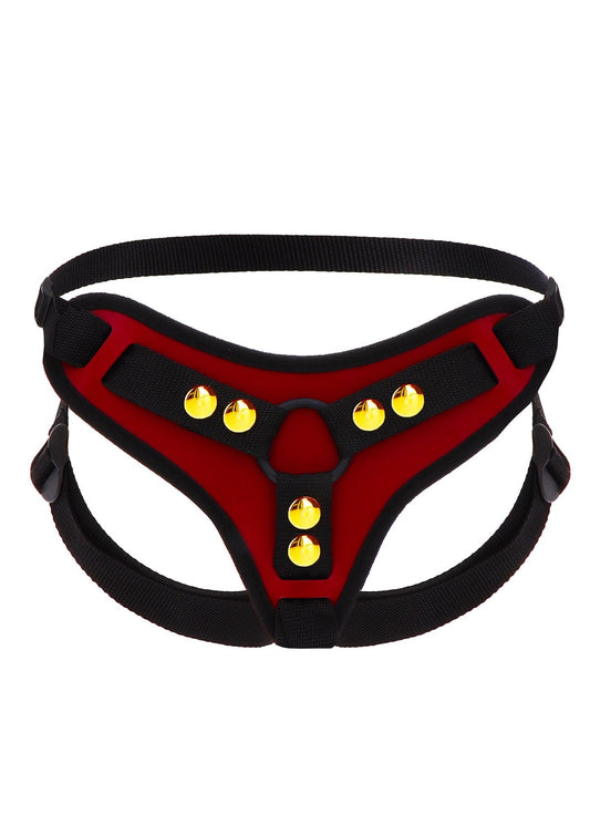1-Czarny strap-On uprząż na regulowanych szelkach-1