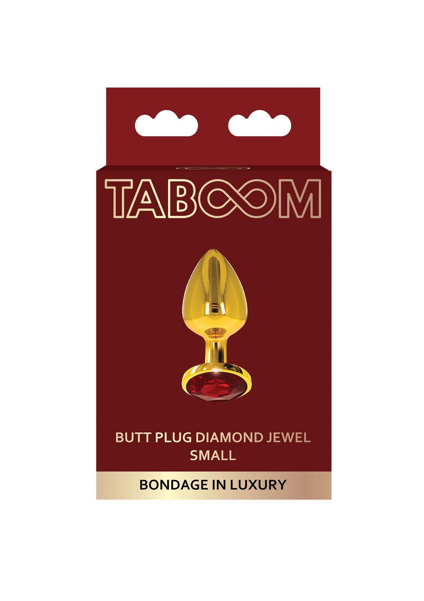 2-Butt Plug With Diamand Jewel S-2