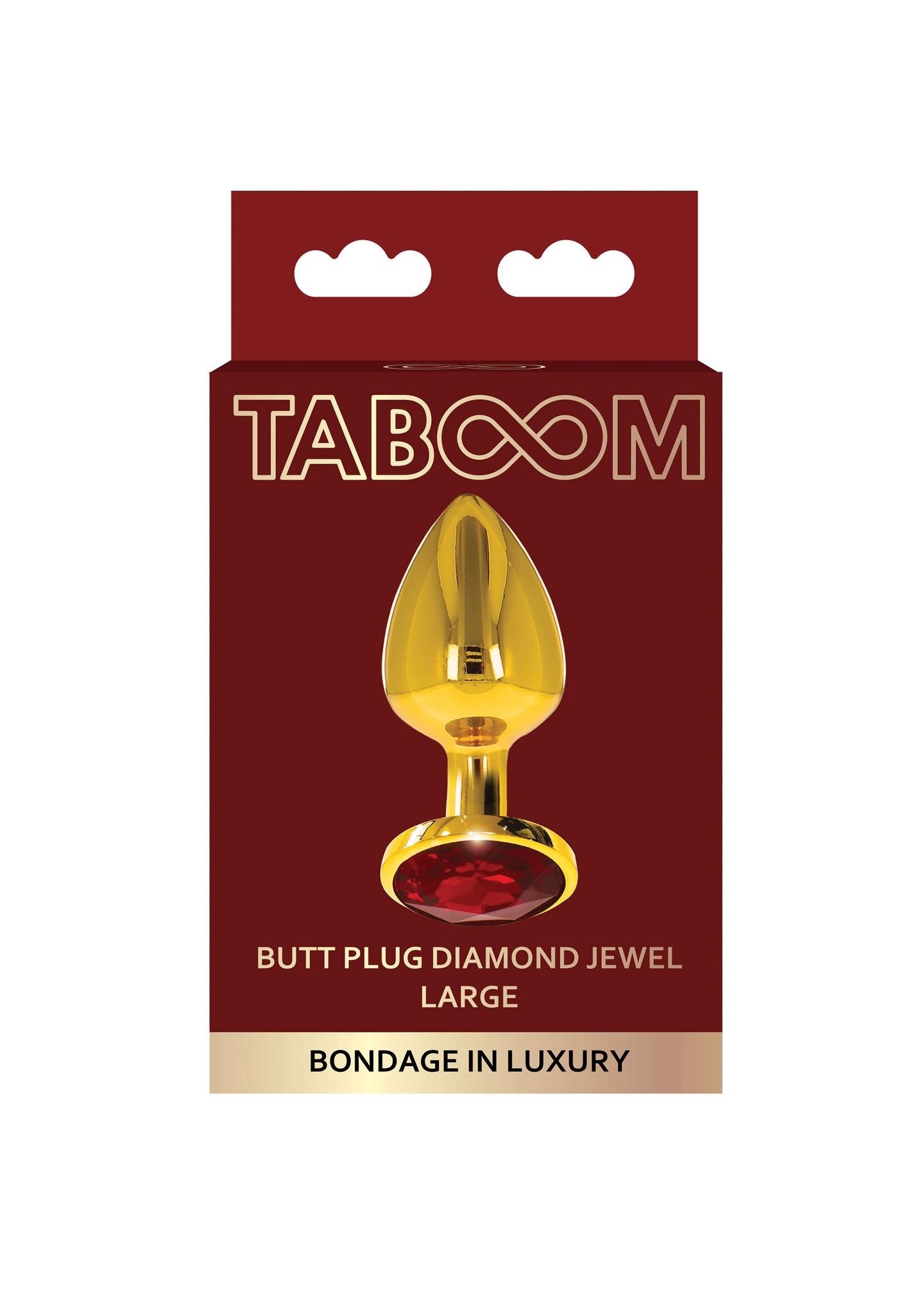 2-Butt Plug With Diamand Jewel L-2