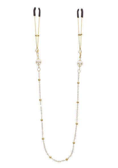 1-Tweezers Pearl & Deluxe Chain Gold-1
