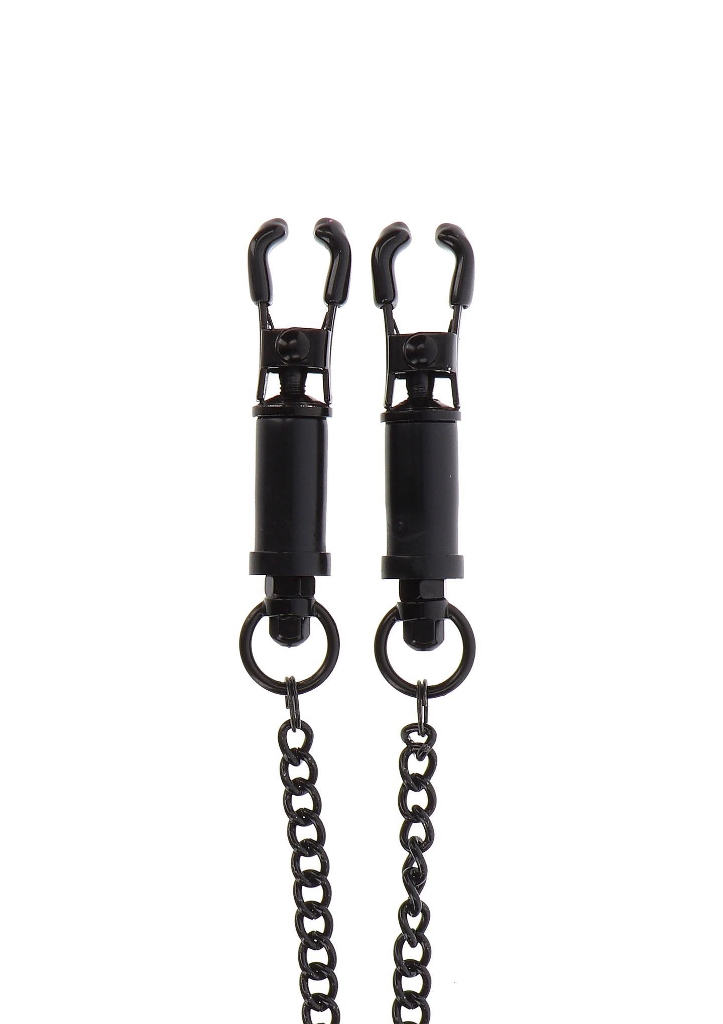 4-Heavy Duty Adjustable Clamps Black-4