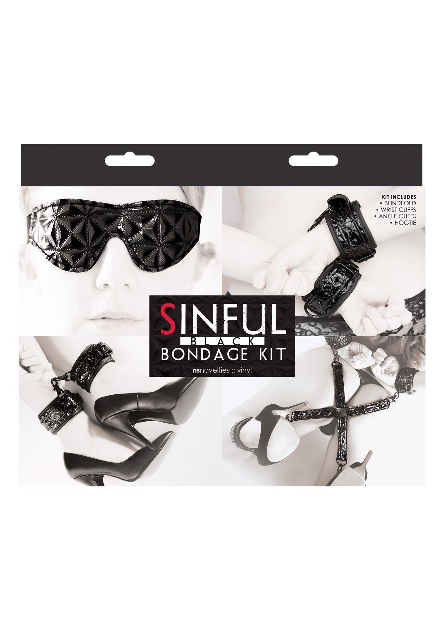 3-Zestaw-SINFUL BONDAGE KIT BLACK-3
