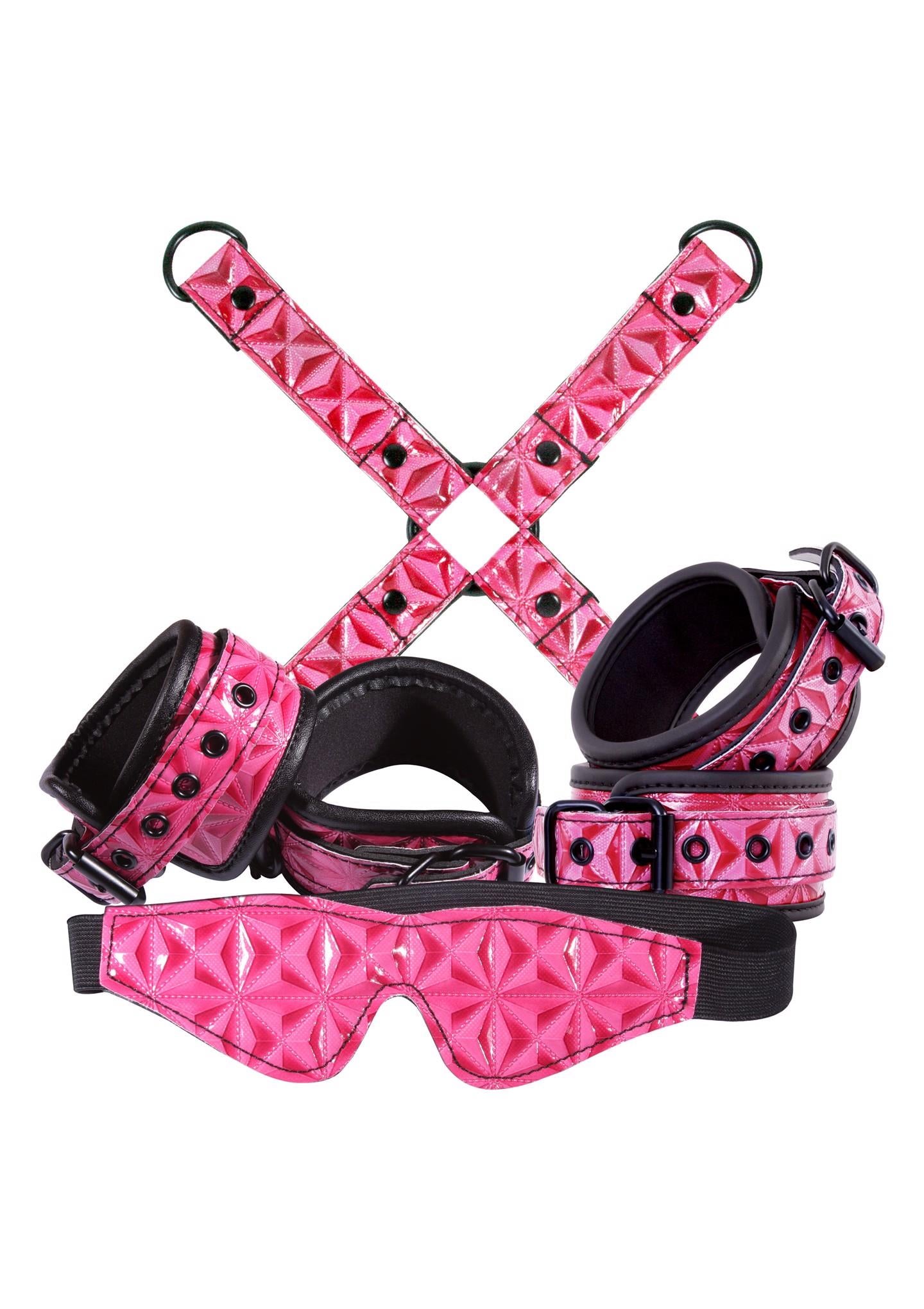 2-Zestaw-SINFUL BONDAGE KIT PINK-2