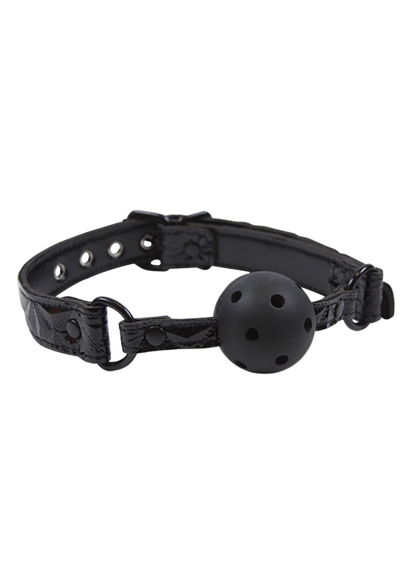 2-Knebel-SINFUL BALL GAG BLACK-2