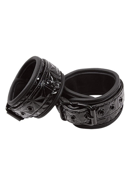 1-Kajdanki-SINFUL WRIST CUFFS BLACK-1