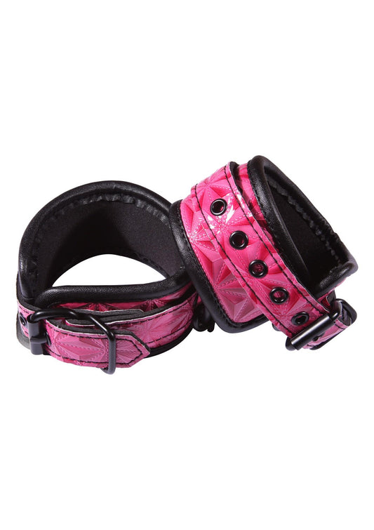 2-Kajdanki-SINFUL WRIST CUFFS PINK-2