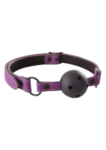 1-Knebel-LUST BONDAGE BALL GAG PURPLE-1