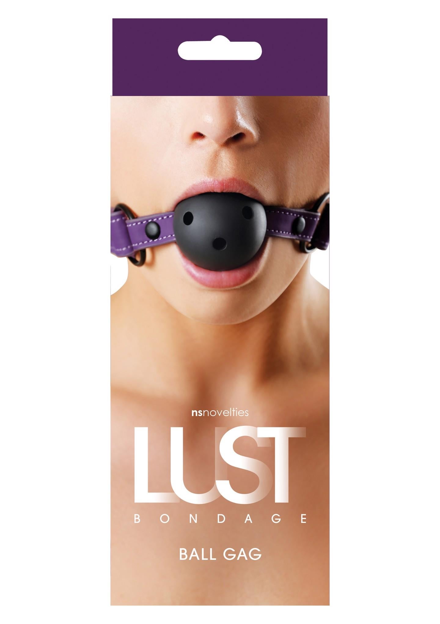 3-Knebel-LUST BONDAGE BALL GAG PURPLE-3