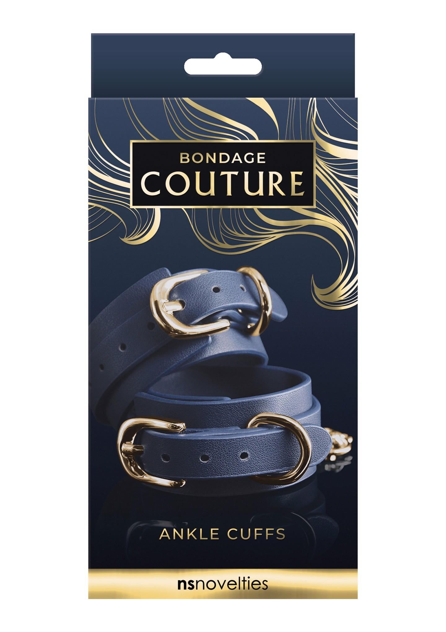 2-Bondage Couture Ankle Cuff Blue-2