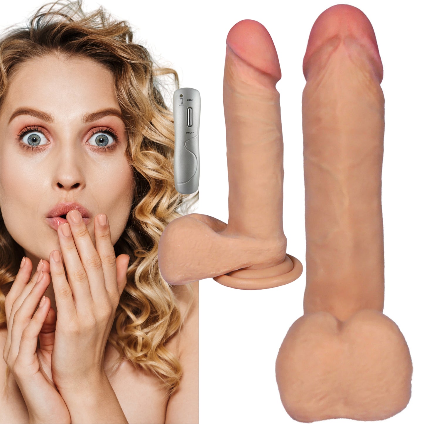 1-Penis wibrator obrotowa główka rotacja sex 7trybów-1
