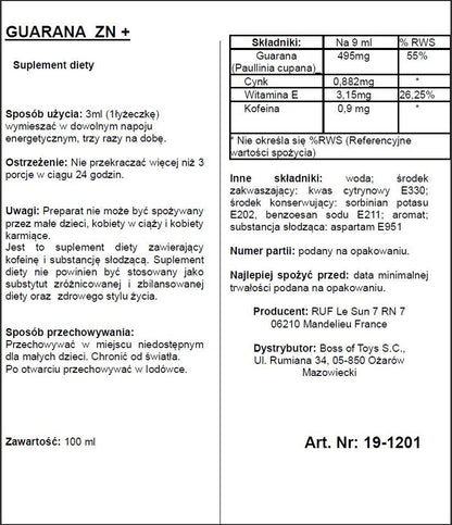 2-Guarana silny ekstrakt na energię podniecenie sex-2